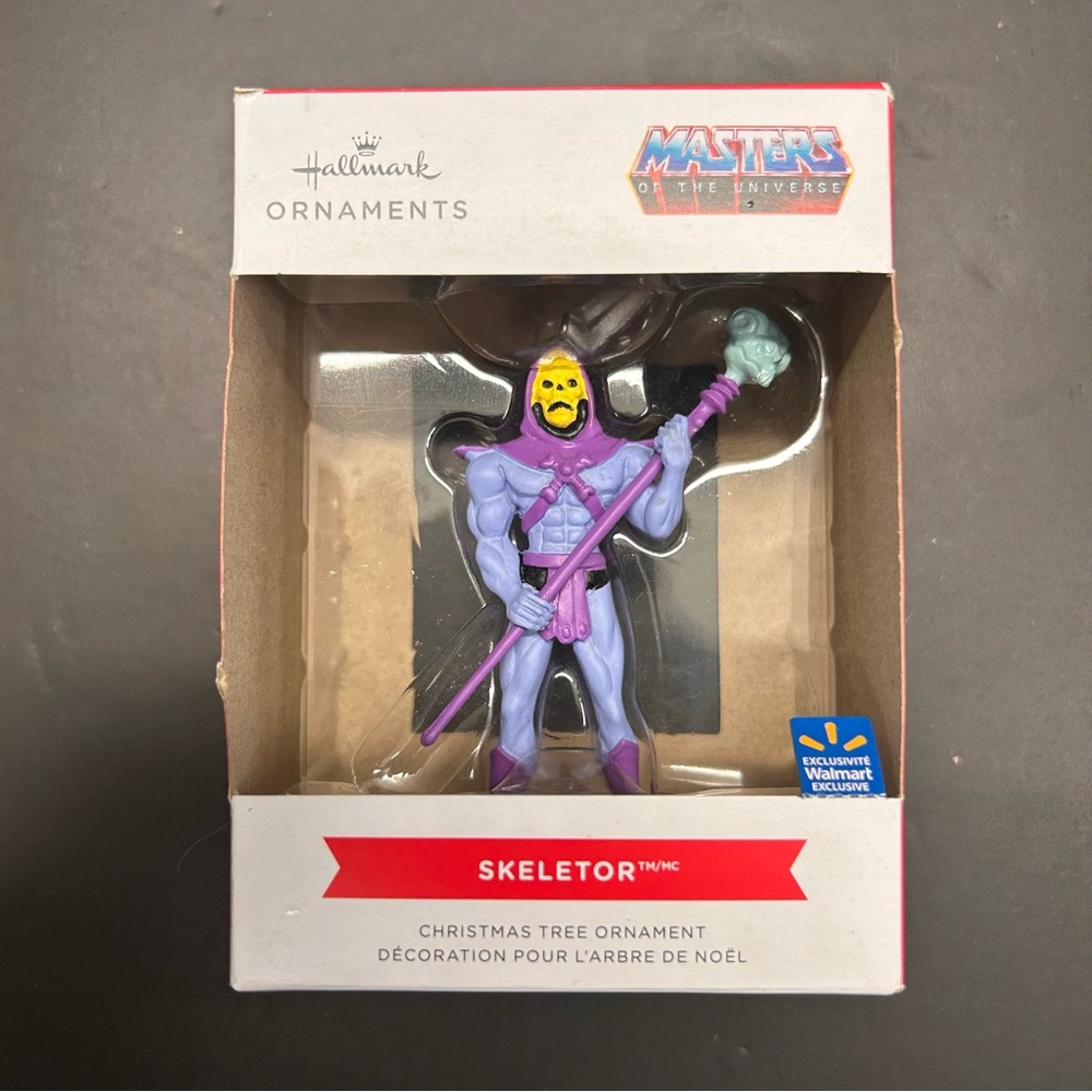 Hallmark Skeletor Ornament in Purple and Blue